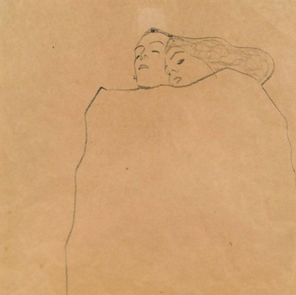 Egon Schiele - Sleeping couple-December 2019