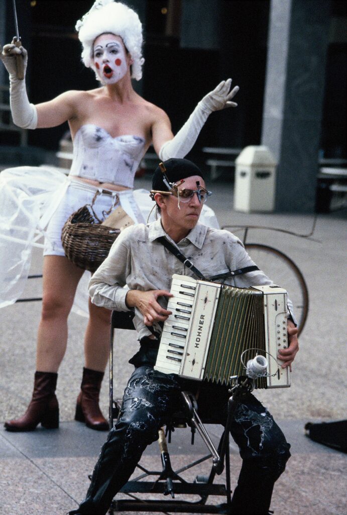 The Eye in the Door by Charles Campbell and Steve Epley, August 1999 - photos street performers